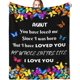 thumbnail image 1 of LHSHID Bible Verse Blanket Flannel Soft and Comfortable Anti static Bed Sofa Blanket 50x60in, 1 of 6