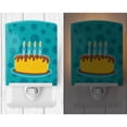 thumbnail image 2 of Caroline's Treasures BB9094CNL Birthday Cake Ceramic Night Light, 6x4x3", multicolor, 2 of 2