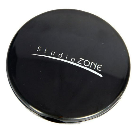 Compact Mirror 10x Magnifying Makeup Perfect For Purses And Travel Black 2 Sided With Magnification Trueview1x