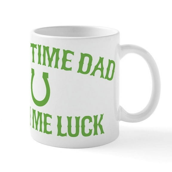 CafePress - First Time Dad Mug - 11 oz Ceramic Mug - Novelty Coffee Tea Cup