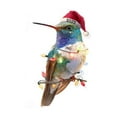 thumbnail image 2 of Acrylic 2D Christmas Tree Ornaments – Round Festive Holiday Decor with Attached Ribbon, 1 Piece, 2 of 2