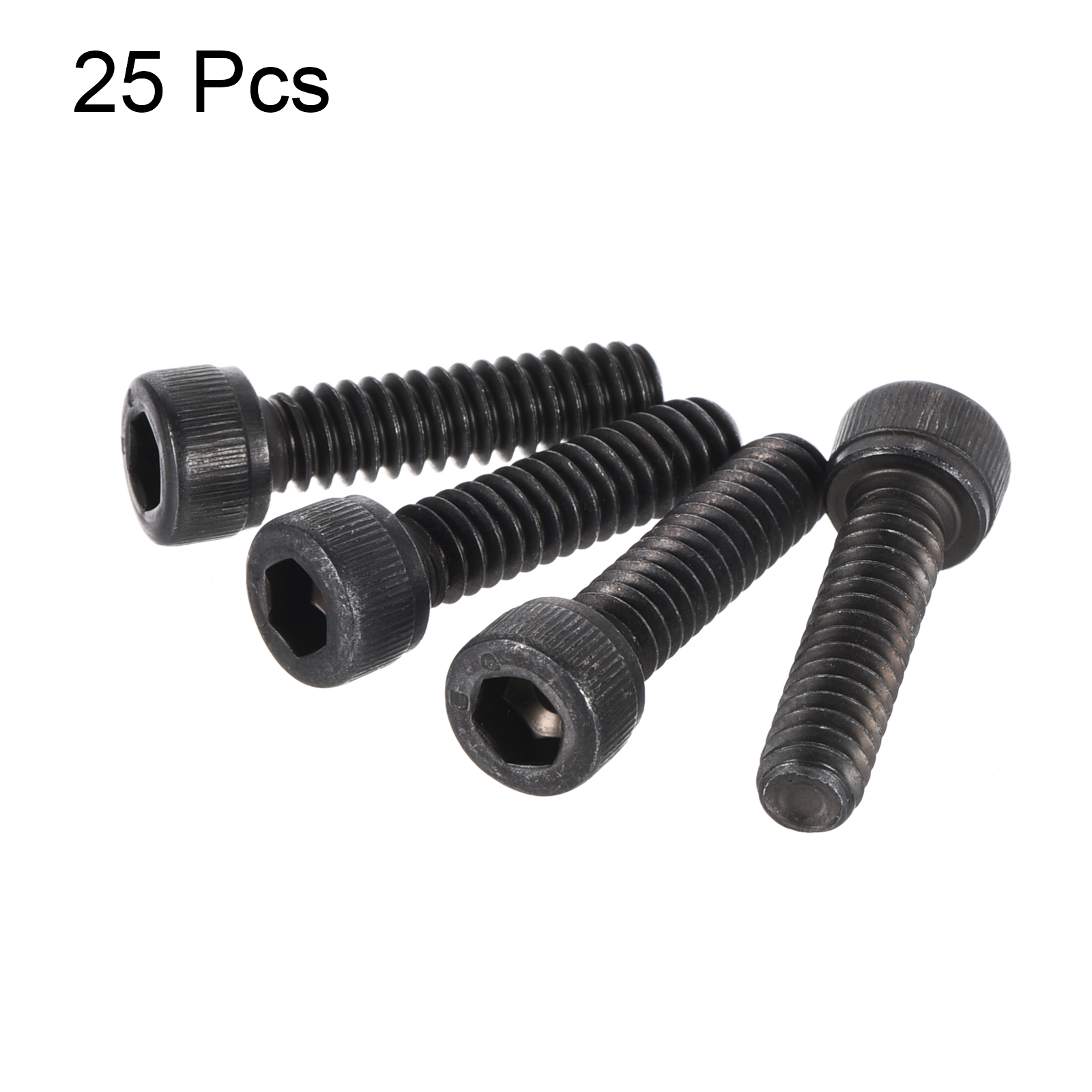 #10-24x3/4" Hex Socket Head Bolts 12.9 Alloy Steel 25 Pack - image 3 of 5