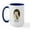 White/Navy Inside, variant on CafePress - Tesla 1 Large Mug - 15 oz Ceramic Large White Novelty Mug