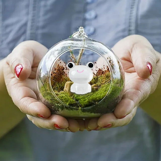 Ornaments Resin Crafts Moss Fish Tank Landscaping Colorful Fluorescent Night Light Tabletop Small Ornaments