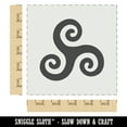 thumbnail image 2 of Triskele Triskelion Triple Spiral Celtic Symbol DIY Cookie Wall Craft Stencil - 5.5 Inch, 2 of 5
