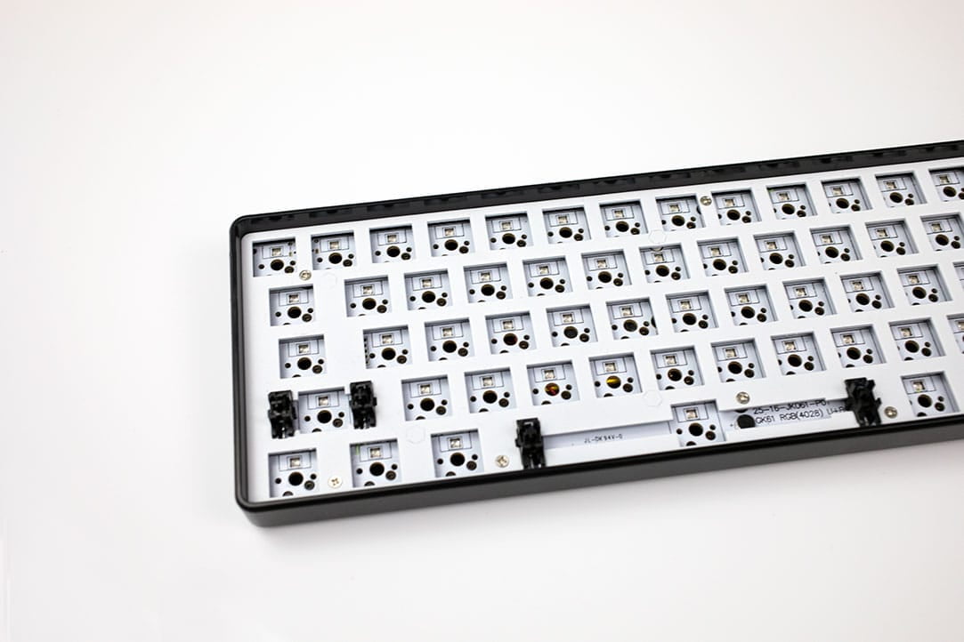 GK61xs Bluetooth RGB Keyboard Kit with Hotswap PCB | Double spacebar attachment