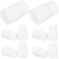 thumbnail image 1 of LABSERRON 30Pcs Pill Bottle White Plastic Cylindrical Shape for Outdoor, 1 of 8