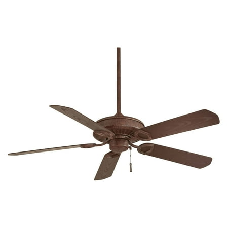 Sundowner Outdoor Fan - Minka Aire F589-VRT Sundowner 54 in. Indoor / Outdoor Ceiling Fan - Vintage Rust - ENERGY STAR