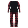thumbnail image 3 of Ensembles de Pyjamas Assortis pour Famille Pyjamas de Noël Imprimés Arbre de Noël avec Bas à Carreaux, 3 of 6
