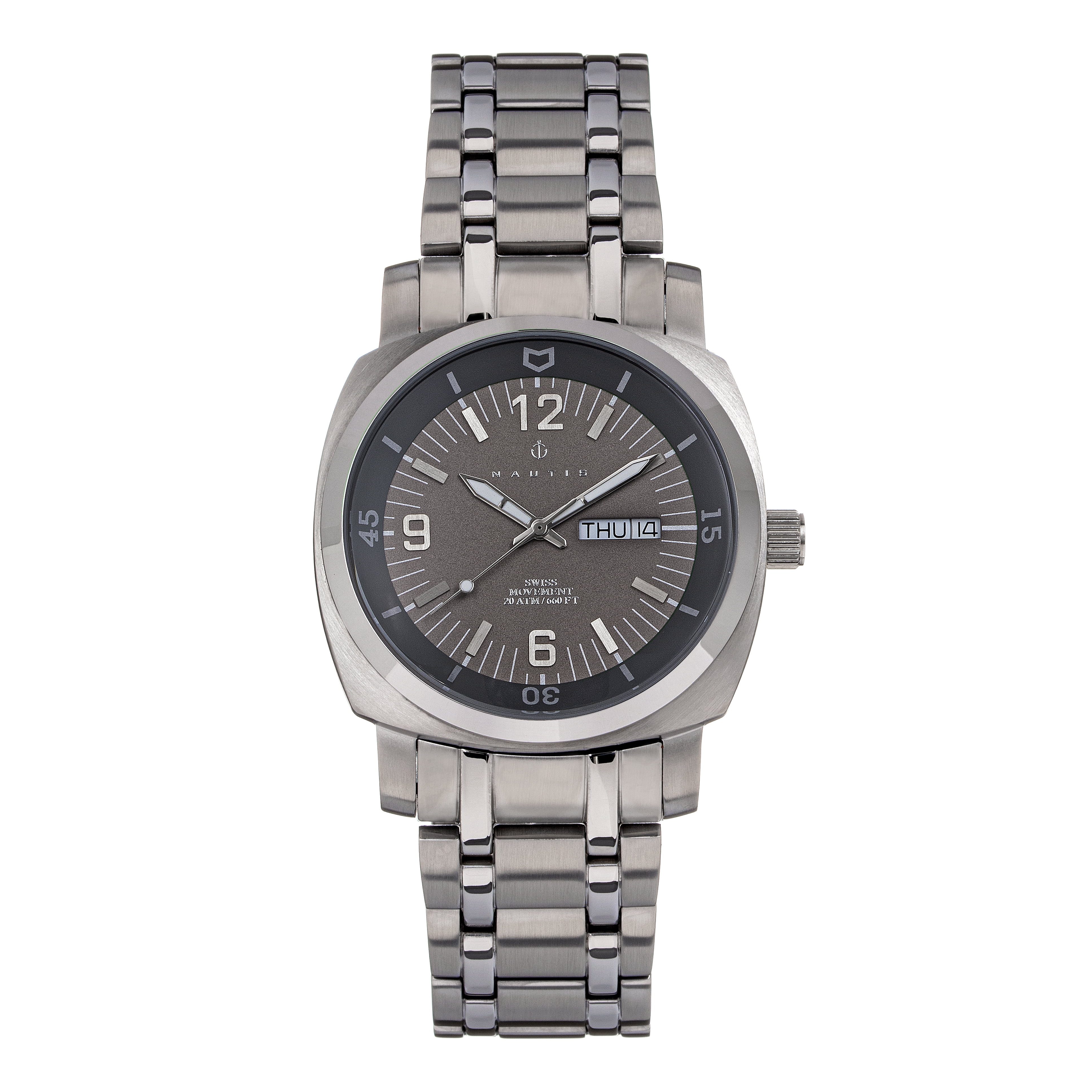 NWT Nautis Admiralty Pro 200 Quartz White Dial Men\'s Watch Nautis Dive Pro 200 Men main image 2