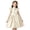 V32-Beige, variant on WhouRiu Girls Summer Sleeveless Dress Elegant Floral Embroidery A Line Pleated Dresses Kids Comfortable Party Gown,8 Years