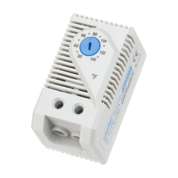 Uxcell Mechanical Switch Thermostat KTS011 Cabinet Temperature Controller 32-140°F Adjustable Normally Open (N.O)