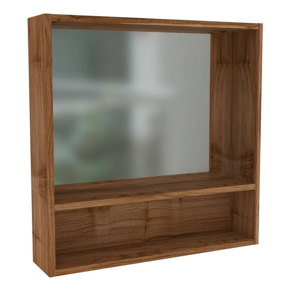 Botiquin Para Baño Con Espejo  Kyle Color Gales marron claro