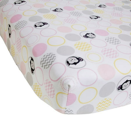 Lambs & Ivy Bedtime Originals Pinkie Crib Sheet