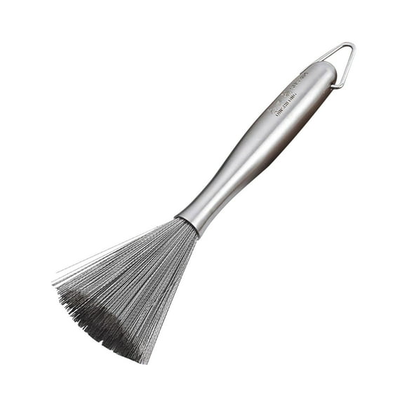 SDNall Stainless Steel Pan, Stainless Steel Pot, Stainless Steel Pots and Pans, Stainless Steel Dish Brush - Convenient Kitchen Tool for Efficient Cleaning