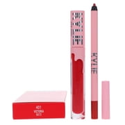 Kylie Cosmetics Matte Lip Kit - 401 Victoria , 2 Pc 0.10oz Matte Liquid Lipstick, 0.039oz Lip Liner
