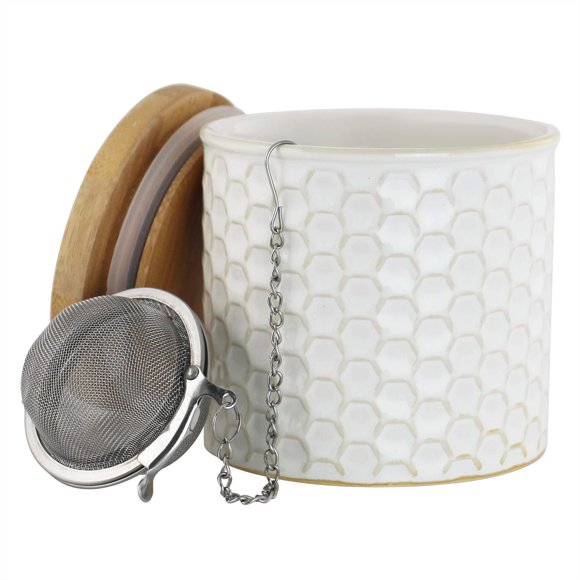 Cesta de té Chantal White, 240 ml, con infusor