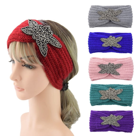 Green Soft Sports Thin Head Bands Polyester Large Knotted Soft Headband for Washing Face, Makeup, Workout, Spa, Running, Fashion One size