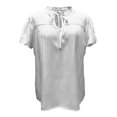 thumbnail image 1 of Blusa George Talla EG Cuello Alto con Jareta Blanco, 1 of 4