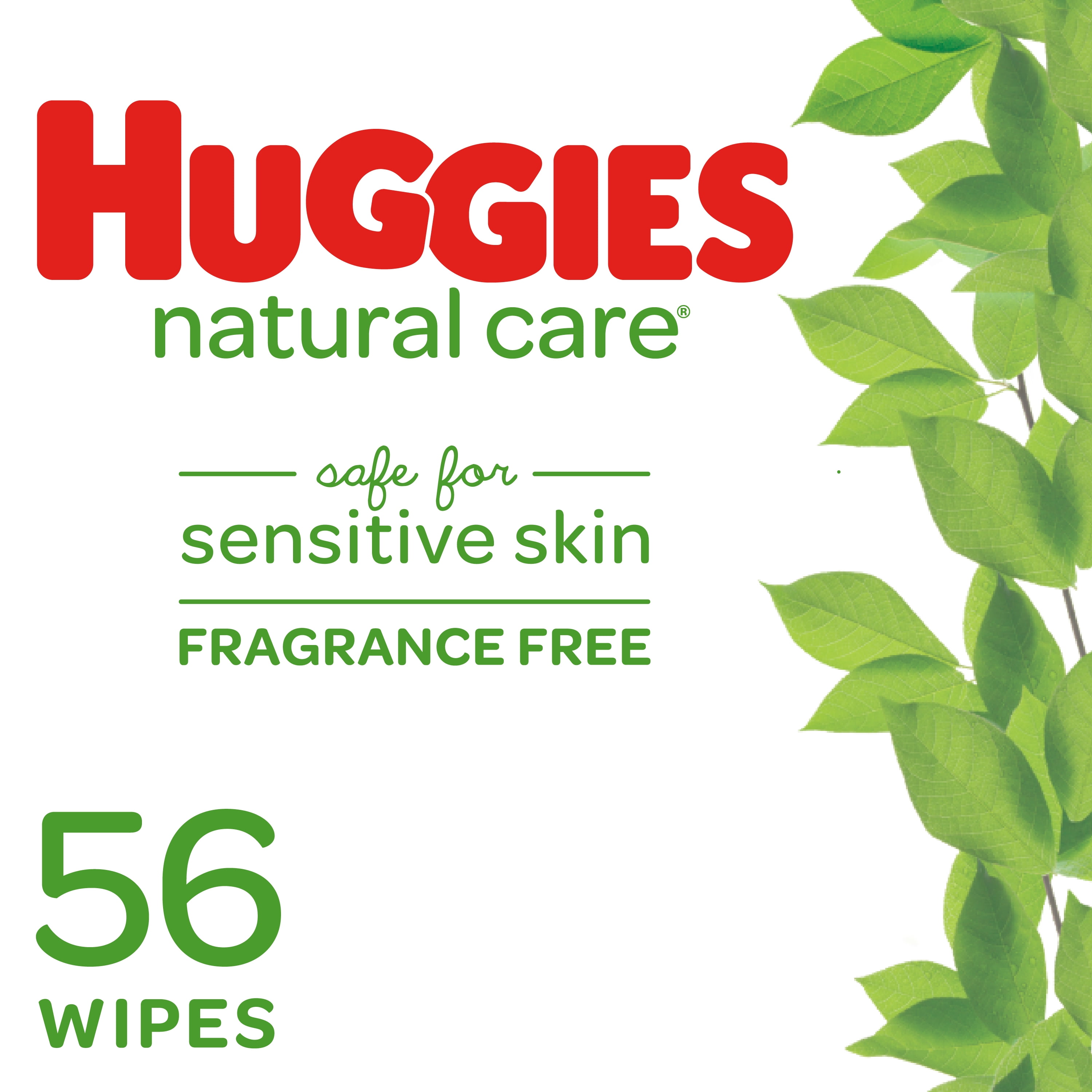 Huggies Natural Care Baby Wipes, Unscented (56 count)