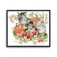 thumbnail image 2 of Kit de punto de cruz de tela preimpresa de 4 hilos de 14 quilates con gatitos de 4 estaciones para decoración del hogar Hugtrwg Para estrenar, 2 of 9