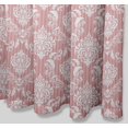 thumbnail image 3 of S4Sassy Pink Stripe & Vector Design Damask Printed Bathroom Curtain Waterproof Shower Drapes-60 x 70 Inch, 3 of 6