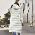 thumbnail image 5 of Hfyihgf Oversized Long Down Vest for Women Outdoor Coats with Hood Long Puffer Vest Winter Coats Sleeveless Warm Jacket Z1-White 3XL, 5 of 7