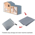 thumbnail image 3 of Oxford Cloth Animal Hutch Cover Exterior Impermeable Prevención De Luz Dañina Animal Cage Cover Protector De Jaula A Prueba De Polvo Para Triangle Animal Hutch Yuarrent HA027221-02, 3 of 5