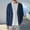Navy, variant on Men's Knit Cardigan Sweater Button Up Casual Loose Outfit for Fall & Spring(Blue XXL)