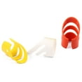 5pcs Durable Guitar Ring Finger Sleeve Finger Pick Colorful Guitar Bass