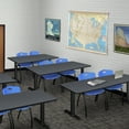thumbnail image 2 of Cain 72" x 24" Grey Training Table and 2 "M" Stack Chairs, Multiple Colors, 2 of 7
