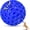 Blue, variant on Indestructible Squeaky Dog Ball for Aggressive Chewers, Rubber Interactive Dog Toy for Teething, Relieving Anxiety. Chew Toy for Large, Medium Breeds, Outdoor & Indoor Ball.
