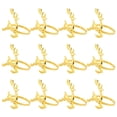 thumbnail image 1 of 12 Unids Anillos de Servilleta de Ciervo de Alce Navideño Hebilla de Servilleta de Aleación de  Soporte de Hotel Restaurante Banquete de Boda Cena Decoración de Mesa, 1 of 1
