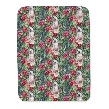 Jungle Leaves And Birds Blanket -Image by Shutterstock,