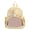 Yellow, variant on Star Decor PU Tote Backpack, Harajuku Pin Collector Rucksack with Clear Window, Durable Bag for Daily Outings, 17.32 Inch (Yellow)
