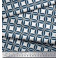 thumbnail image 2 of Soimoi Cotton Duck Fabric Semi Circle & Square Geometric Printed Fabric 1 Yard 42 Inch Wide, 2 of 3