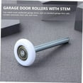 thumbnail image 2 of PinesC 8 Pcs Rouleaux de Porte de Garage Poignée de Porte de Garage Porte Coulissante de Placard Rouleau de Porte de Garage Charnières Rouleaux de Roulettes Robustes Remplacement Voiture Nylon Blanc, 2 of 5