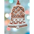 thumbnail image 3 of Bell Gingerbread Ornaments set of 2, 3 of 5