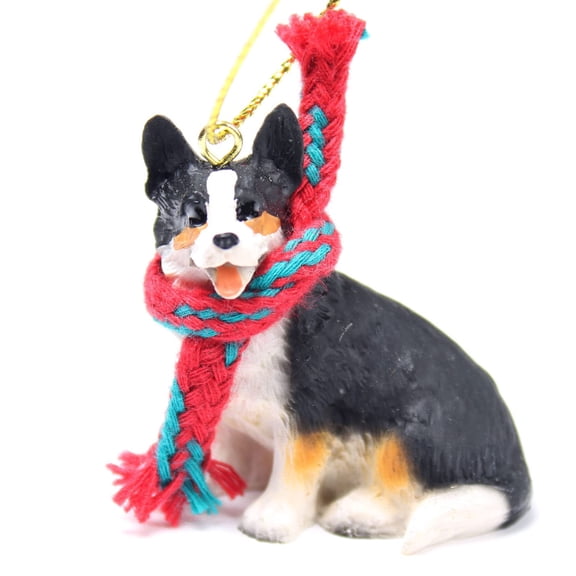 Corgi Tiny Miniature One Christmas Ornament Cardigan - DELIGHTFUL!
