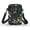 Insect and Daisy Pattern, variant on HELLHERO Sunflower Pattern Crossbody Sling Bag Polyester Double Deck Shoulder Bag for Travel, Outdoor and Daily Use