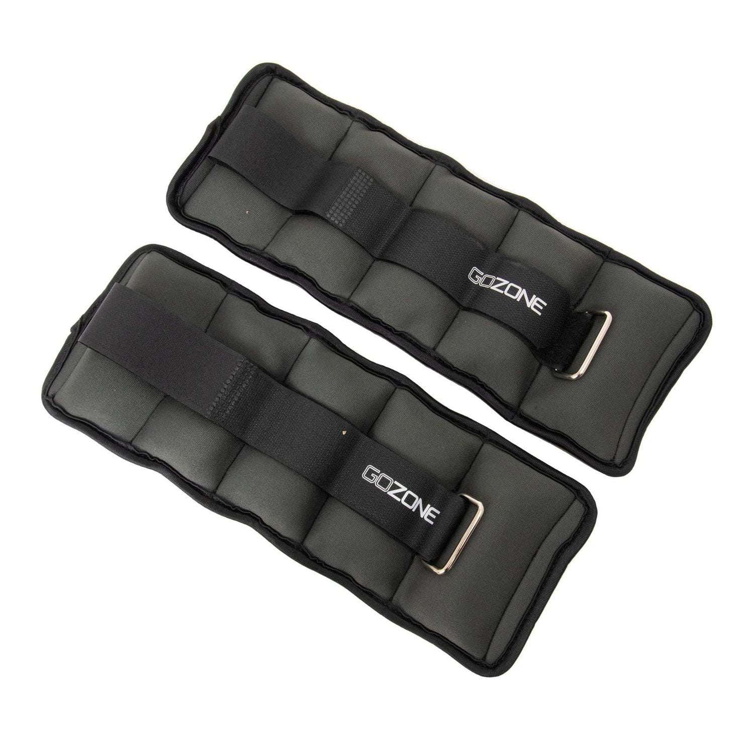 GoZone Ankle/Wrist Weights – Grey/Black, Sand weighted
