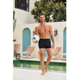 thumbnail image 3 of COOFANDY Men's Swimwear Swimsuits Solid Basic Swim Boxer Trunks Board Shorts with Zipper Pockets, 3 of 10