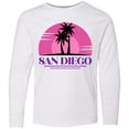 thumbnail image 3 of Inktastic San Diego California Beach Souvenir Long Sleeve Youth T-Shirt, 3 of 5