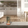 thumbnail image 3 of Led Cylinder Glass Stand Rosegold Pine Tree Large, 3 of 3