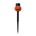 thumbnail image 3 of Kiddiway Outdoor Solar Halloween Pumpkin Skull Light - Garden Decorative Stake with Solar Power, Perfect for Yard, Lawn, Pathway, and Haunted Night Displays,A, 3 of 4