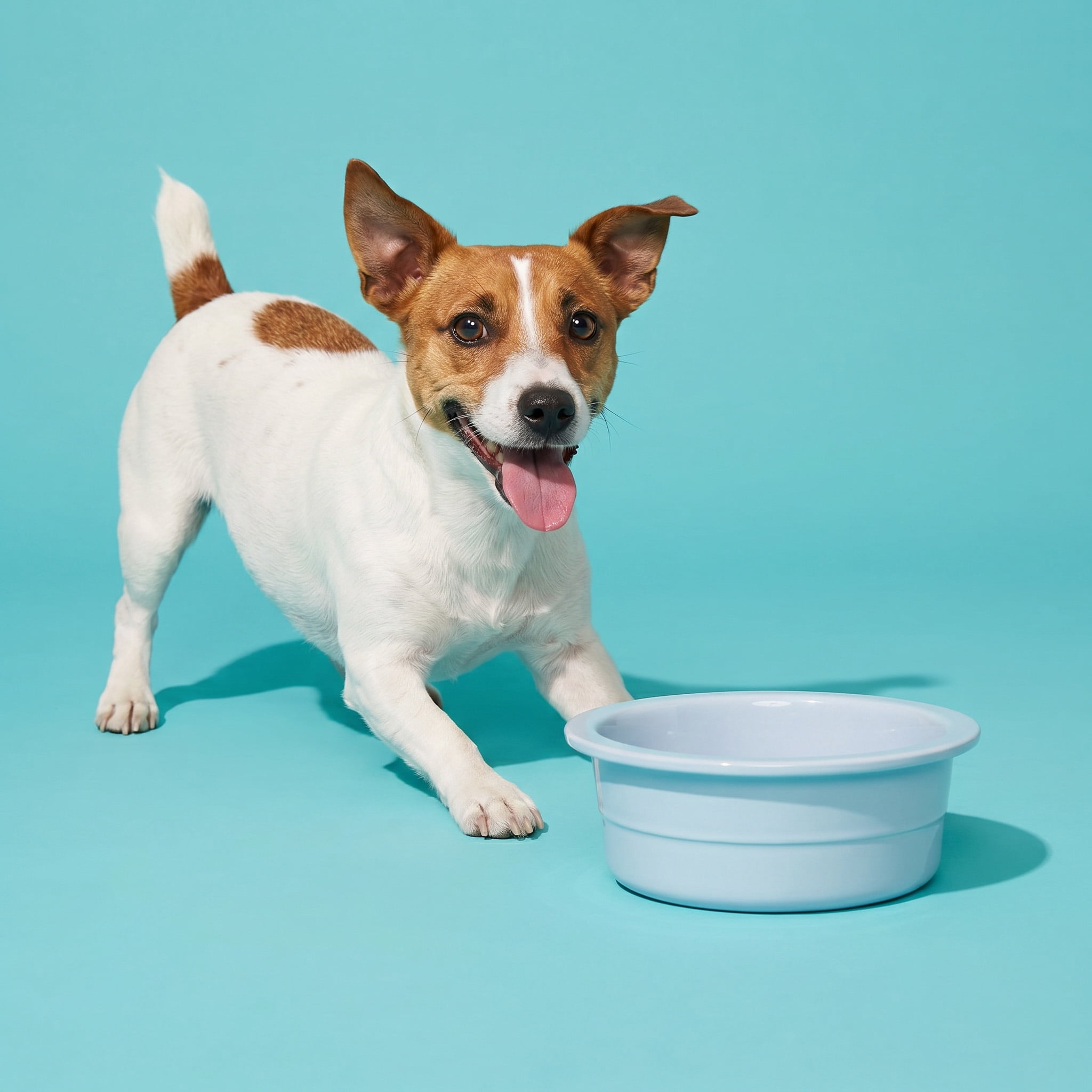 (2 pack) Vibrant Life Small 2.5-Cup Crock Pet Bowl, Gray