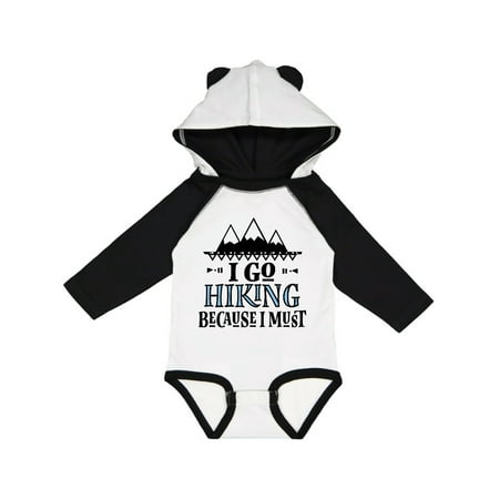 

Inktastic Funny Hiker Gift Hiking Quote Gift Baby Boy or Baby Girl Long Sleeve Bodysuit