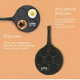 thumbnail image 5 of Kitchenfun Blini- Nonstick Mini Pancake Maker - Cast Aluminum Non Toxic Crepe Maker, Non Stick Frying Pans, 5 of 6