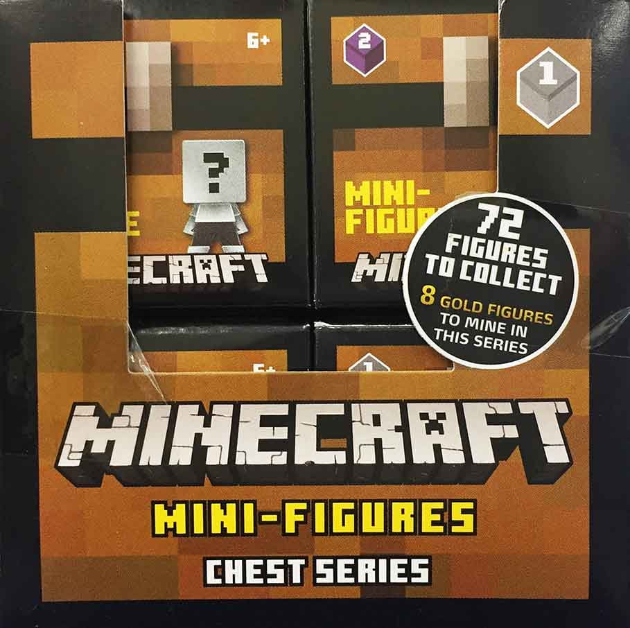 Minecraft Mini-Figures Chest Series 1 1" Spectral Damage Zombie Figure Mojang Minecraft Mini-Figures Chest Series 1 1" Spectral Damage Zombie Figure Mojang