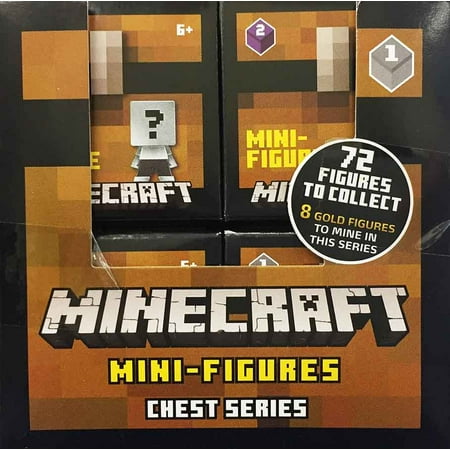 Minecraft Chest Series 1 Mini Figure Mystery Pack (Styles May (Best Minecraft Youtube Series)